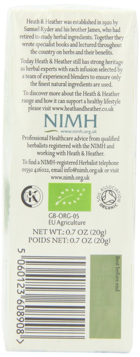 Heath & Heather Organic Nettle Tea - 20 Teabags - image 3