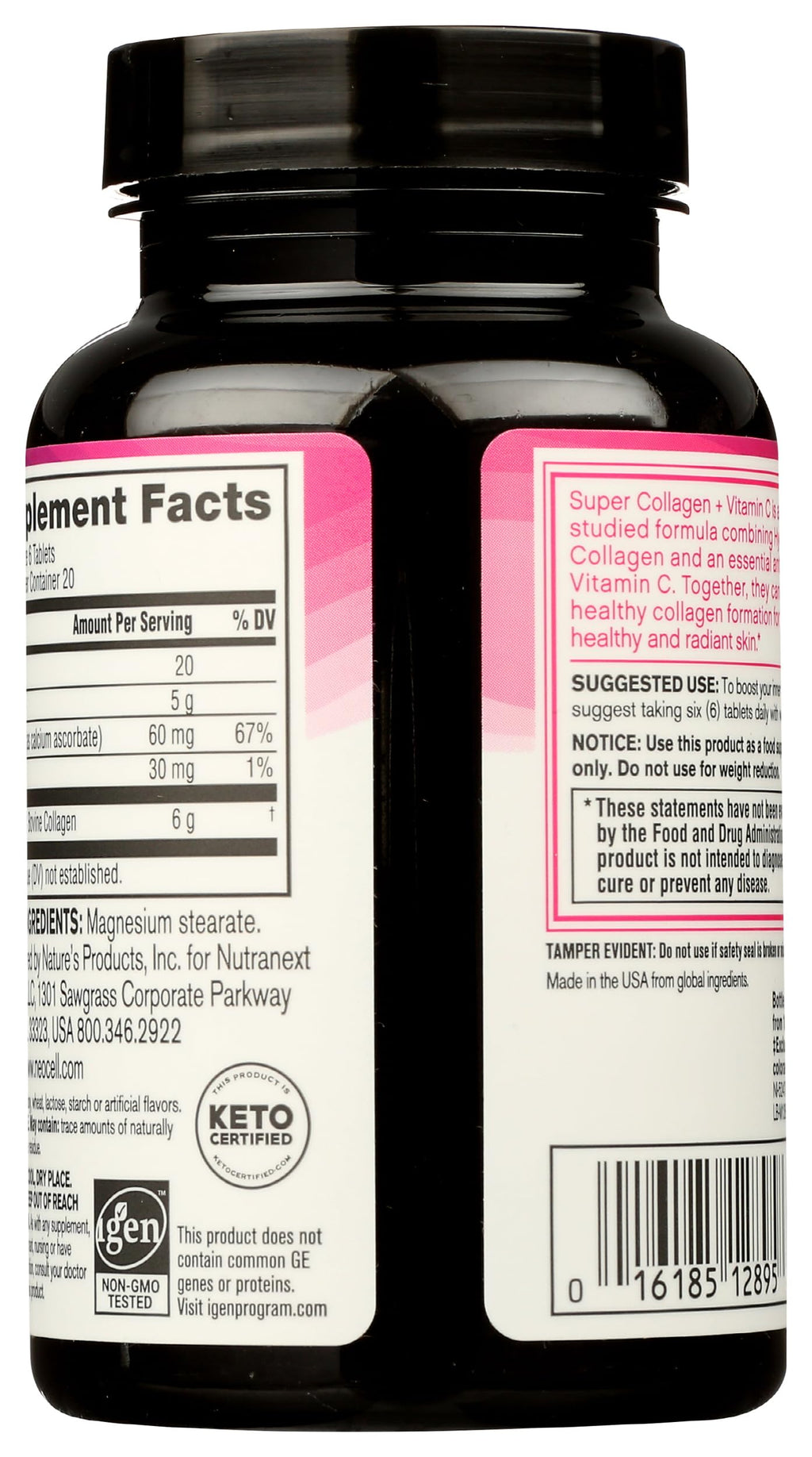 NeoCell Super Collagen Type 1 and 3 plus Vitamin C - 120 Tablets - image 2
