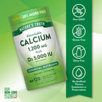 Nature's Truth Absorbable Calcium 1200 mg with Vitamin D3 - 120 Softgels - image 3