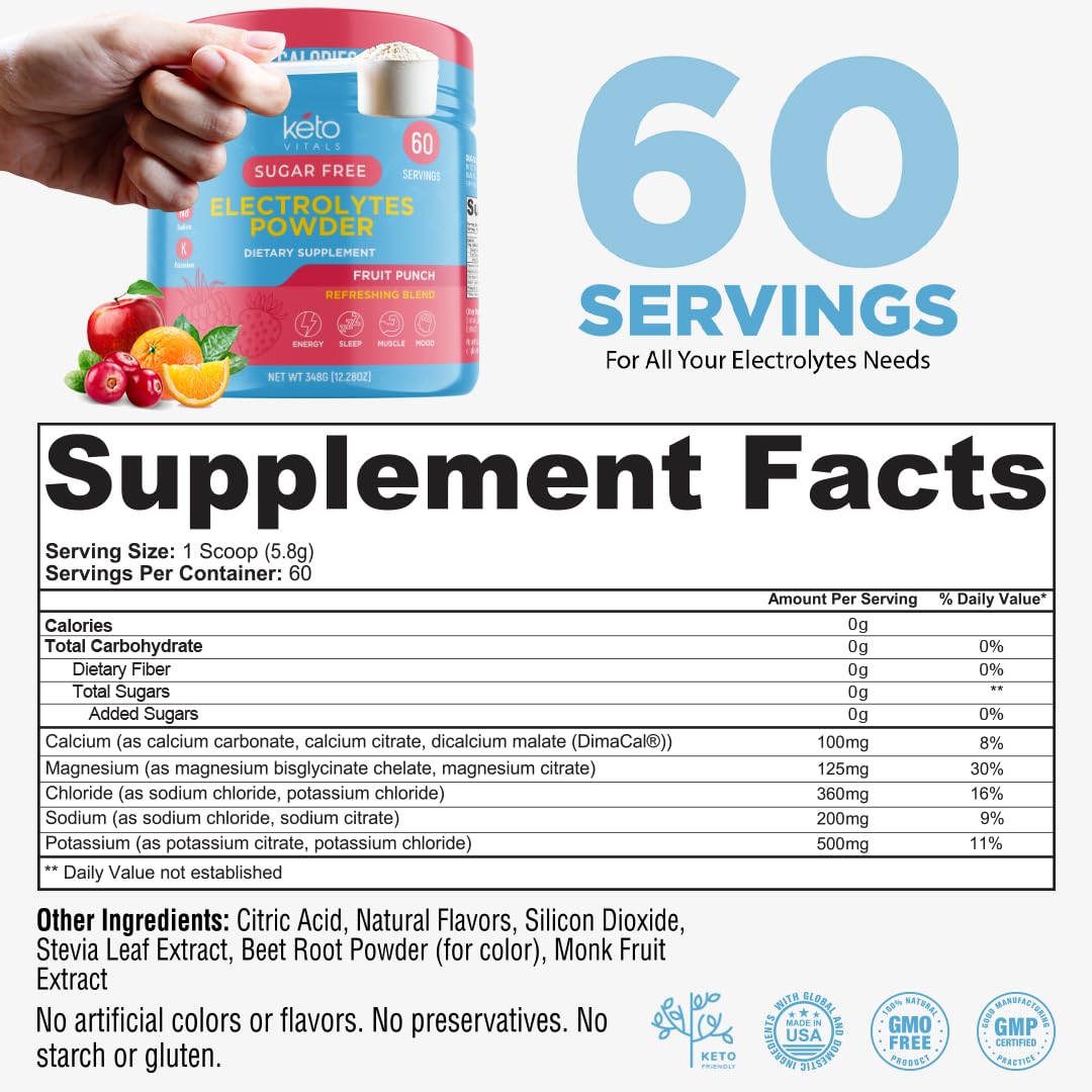Keto Vitals Electrolyte Powder