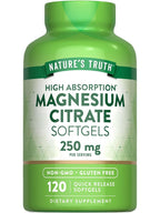 Nature's Truth Magnesium Citrate 250mg - 120 Softgels