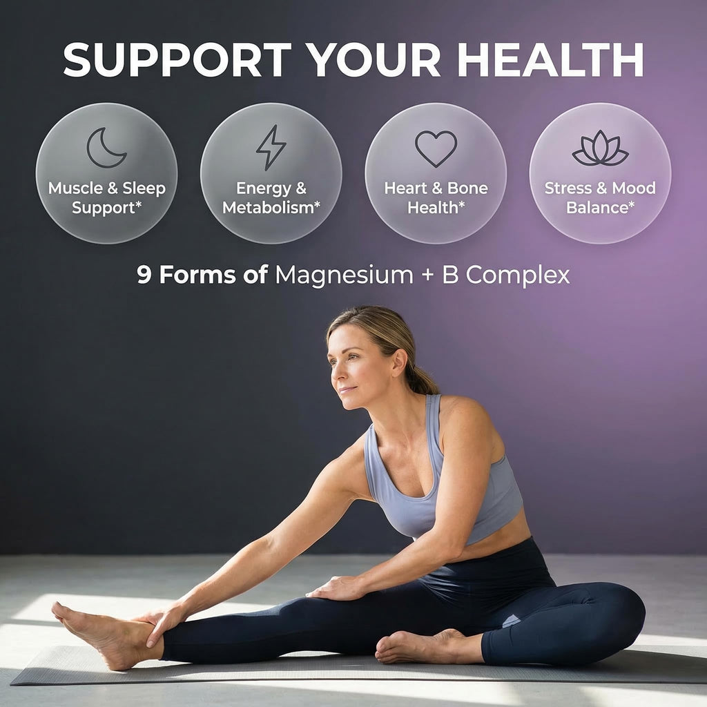 Clean Nutraceuticals Magnesium Complex with B Vitamins - 90 Capsules - image 2