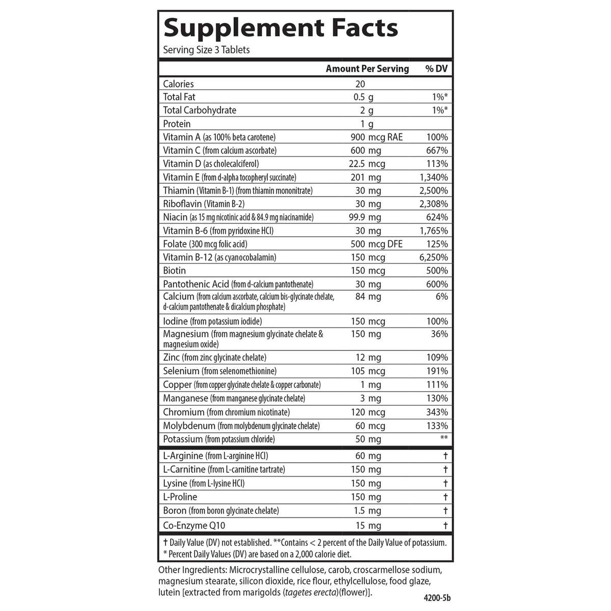 Carlson Cardio Complete Advanced Multivitamin - 90 Tablets - image 5