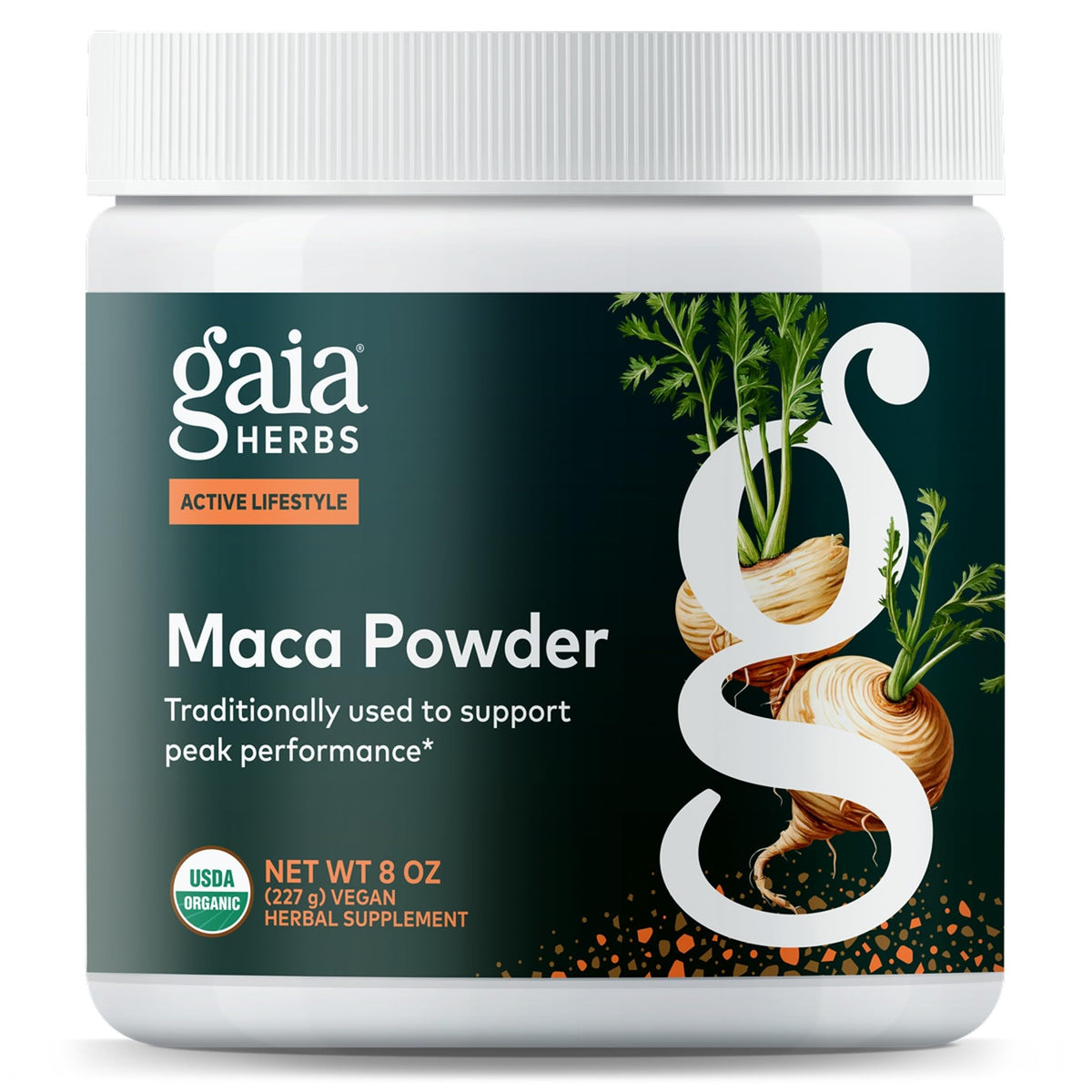 Gaia Herbs Maca Powder for Energy & Stamina - 8 Oz
