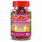 LEONA'S Immunity Gummies for Kids, Natural Grape Flavor - 60 Count