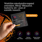 MitoQ Longevity Cellular Water Powdered Drink Mix Orange - 30 Packets - image 5
