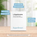 Supersmart L-Ergothioneine 5mg Antioxidant - 30 Vegetarian Capsules - image 3
