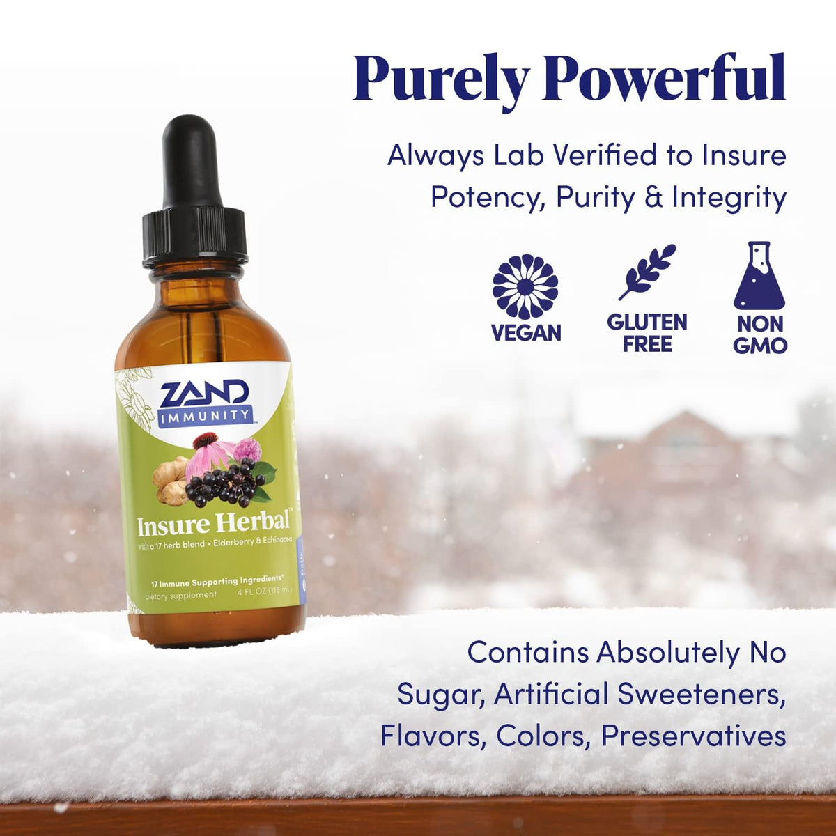 ZAND Insure Herbal Liquid Blend with Echinacea & Elderberry - 4 FL OZ - image 4