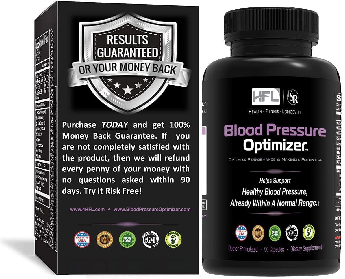 HFL Blood Pressure Optimizer by Dr. Sam Robbins - 90 Capsules - image 2