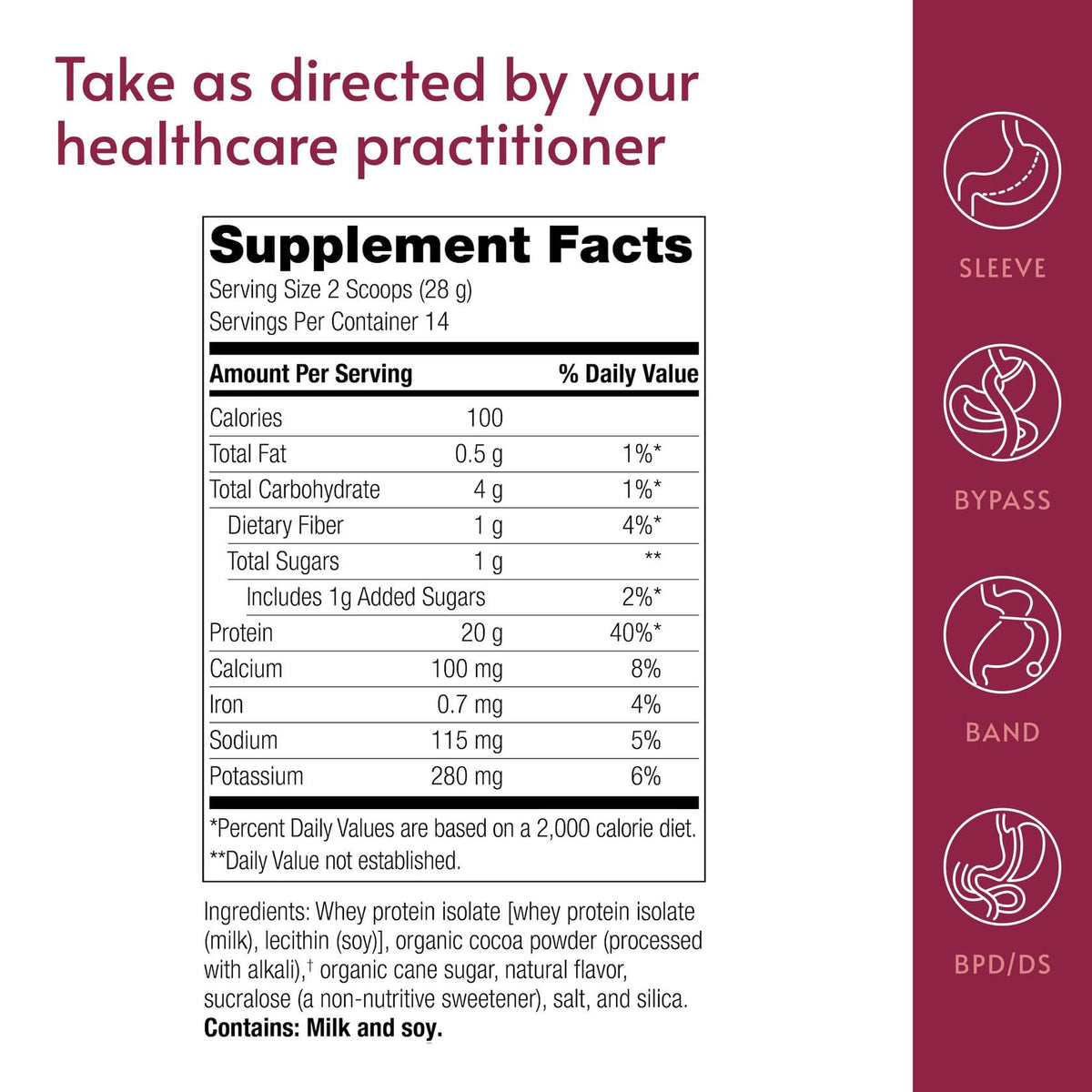 Bariatric Advantage High Protein Supplement Mix Chocolate - 14 Servings - image 4