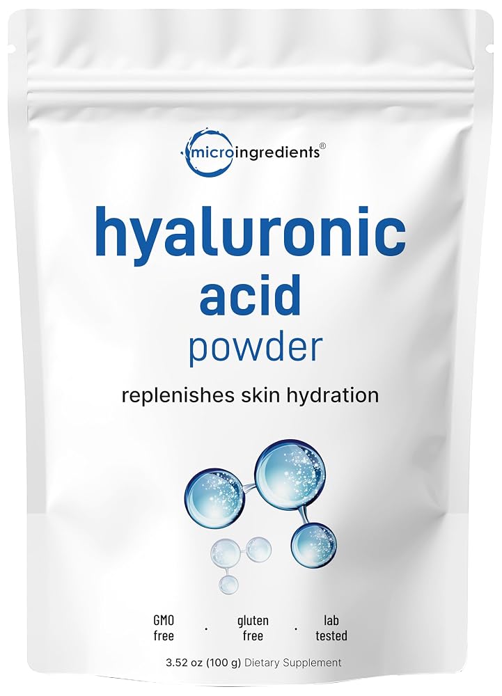 Micro Ingredients Hyaluronic Acid Serum Powder - 100g