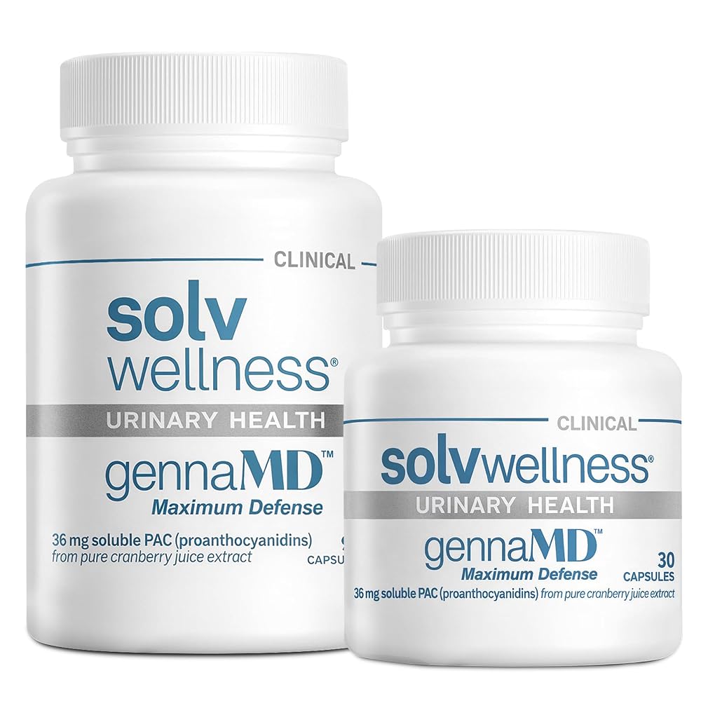 Solv Wellness GennaMD Maximum Strength Cranberry Supplement, 36 mg PAC