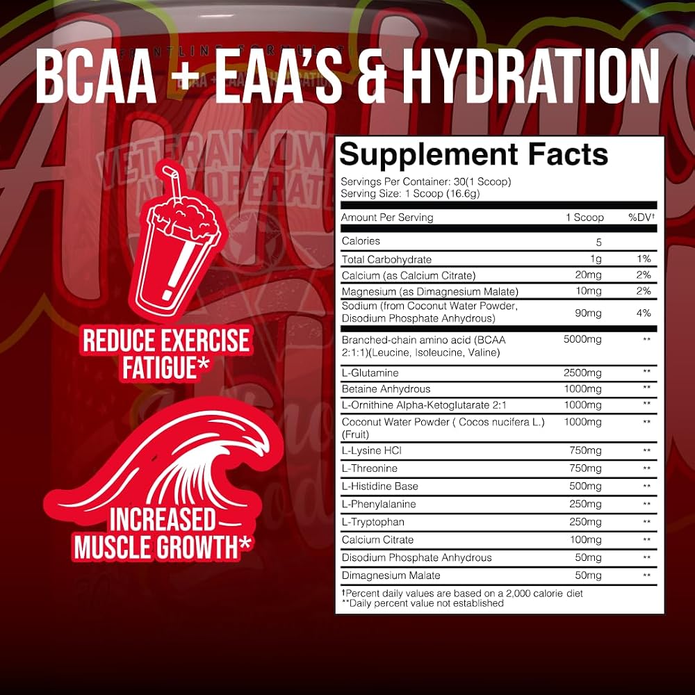 FRONTLINE FORMULATIONS Amino Flood from BCAA + EAA