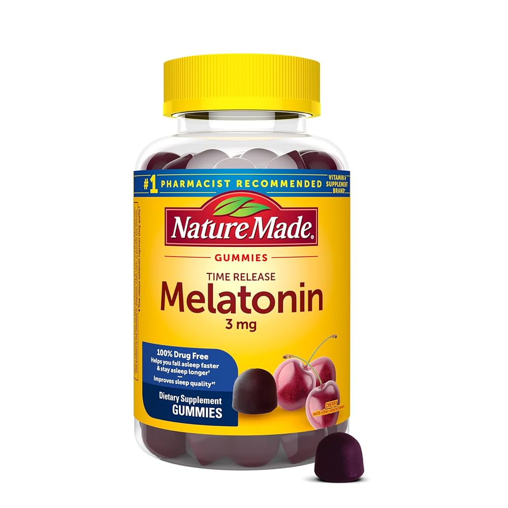 Nature Made Time Release Melatonin 3mg Gummies - 60 Gummies