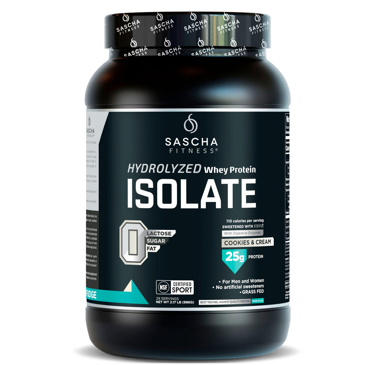 SASCHA FITNESS Hydrolyzed Whey Protein Isolate