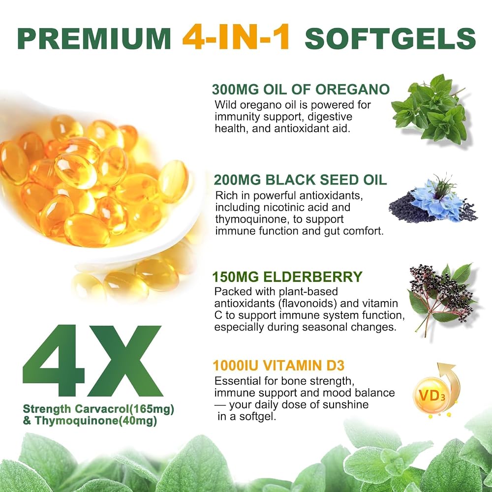 Obill NuTrance Oil of Oregano Capsules