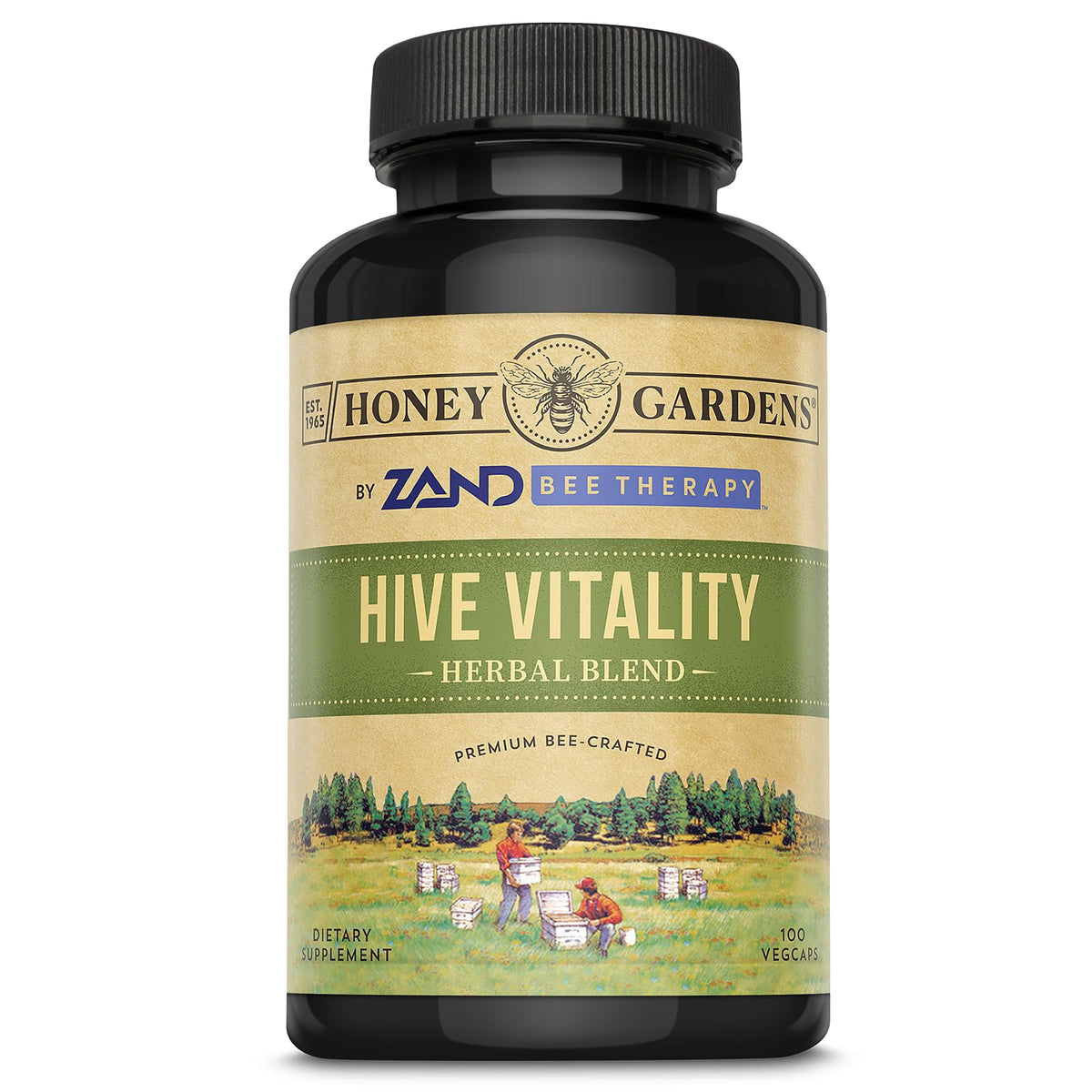 ZAND Bee Therapy Hive Vitality Herbal Blend - 100 Capsules