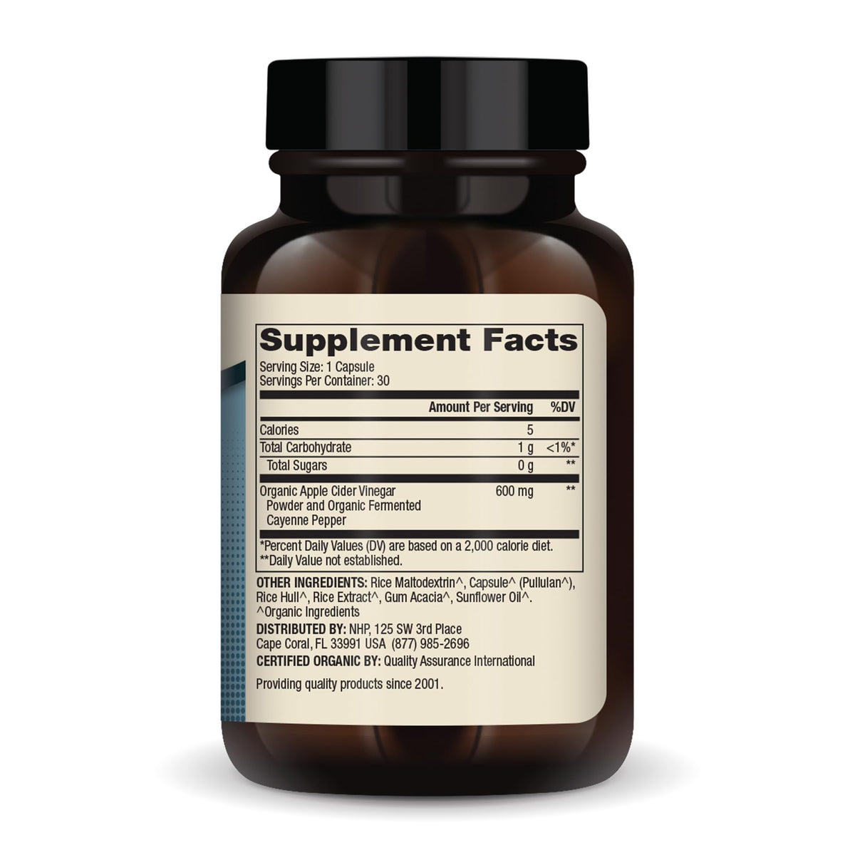 Dr. Mercola Biothin Apple Cider Vinegar & Cayenne - 30 Capsules - image 2