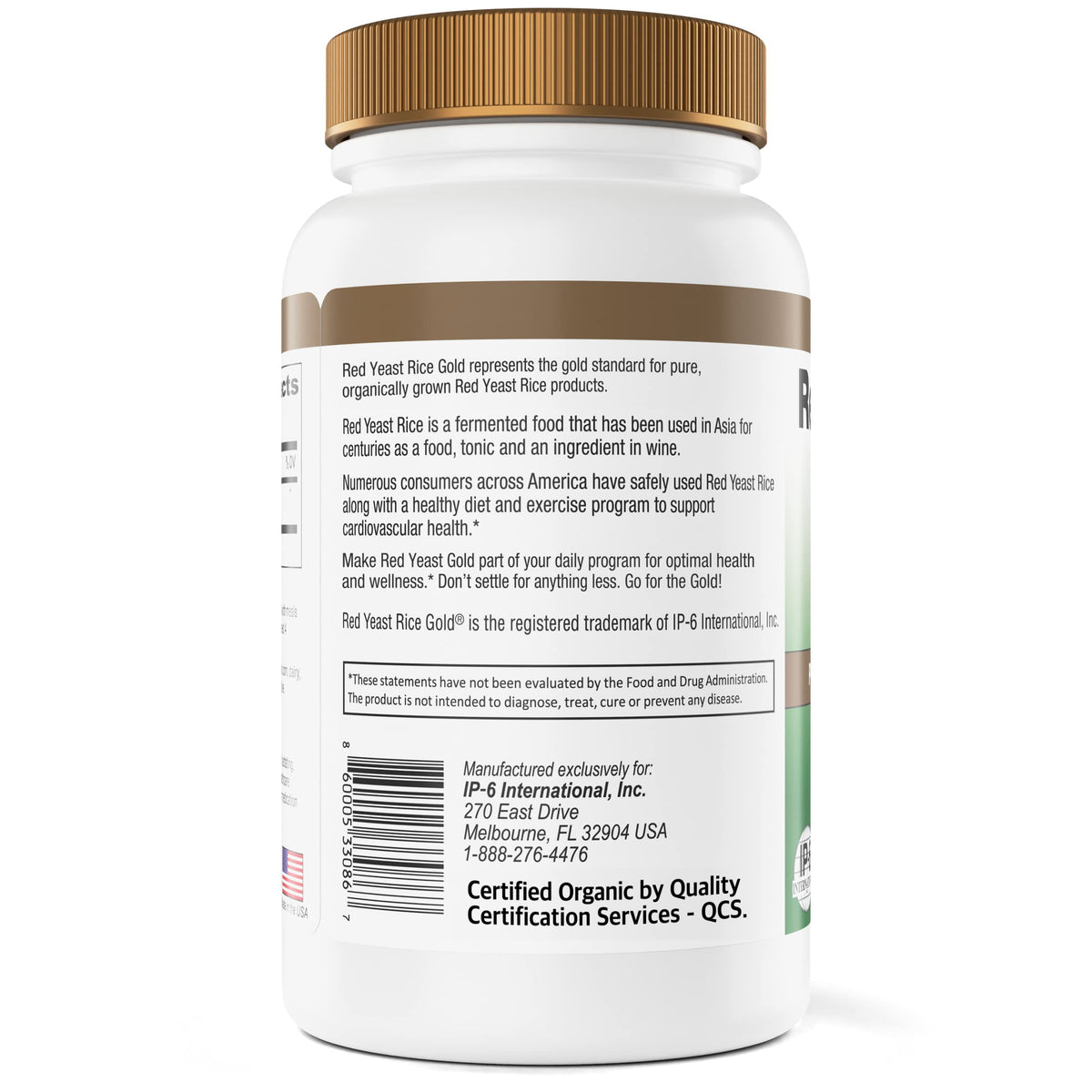 Devicare Red Yeast Rice Gold® 1200 mg per 2 Capsule Serving - image 3