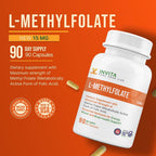 INVITA L-Methylfolate - Professional Strength Active Methyl Folate