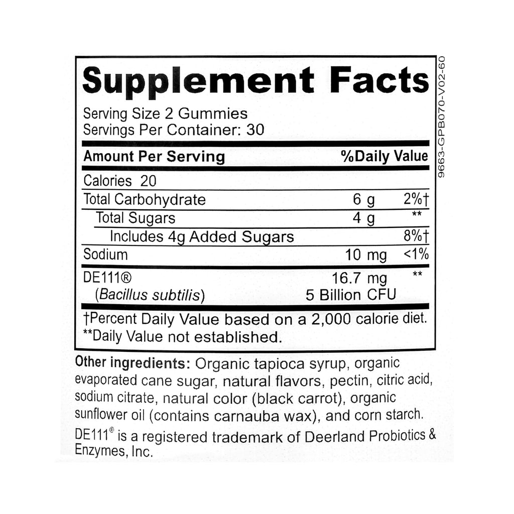 Biopharma Scientific NanoProbiotic Digestive Gummies Strawberry - 60 Count - image 4