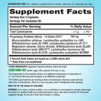 PB8 Probiotic 14 Billion CFU Digestive Support - 120 Vegetarian Capsules - image 2