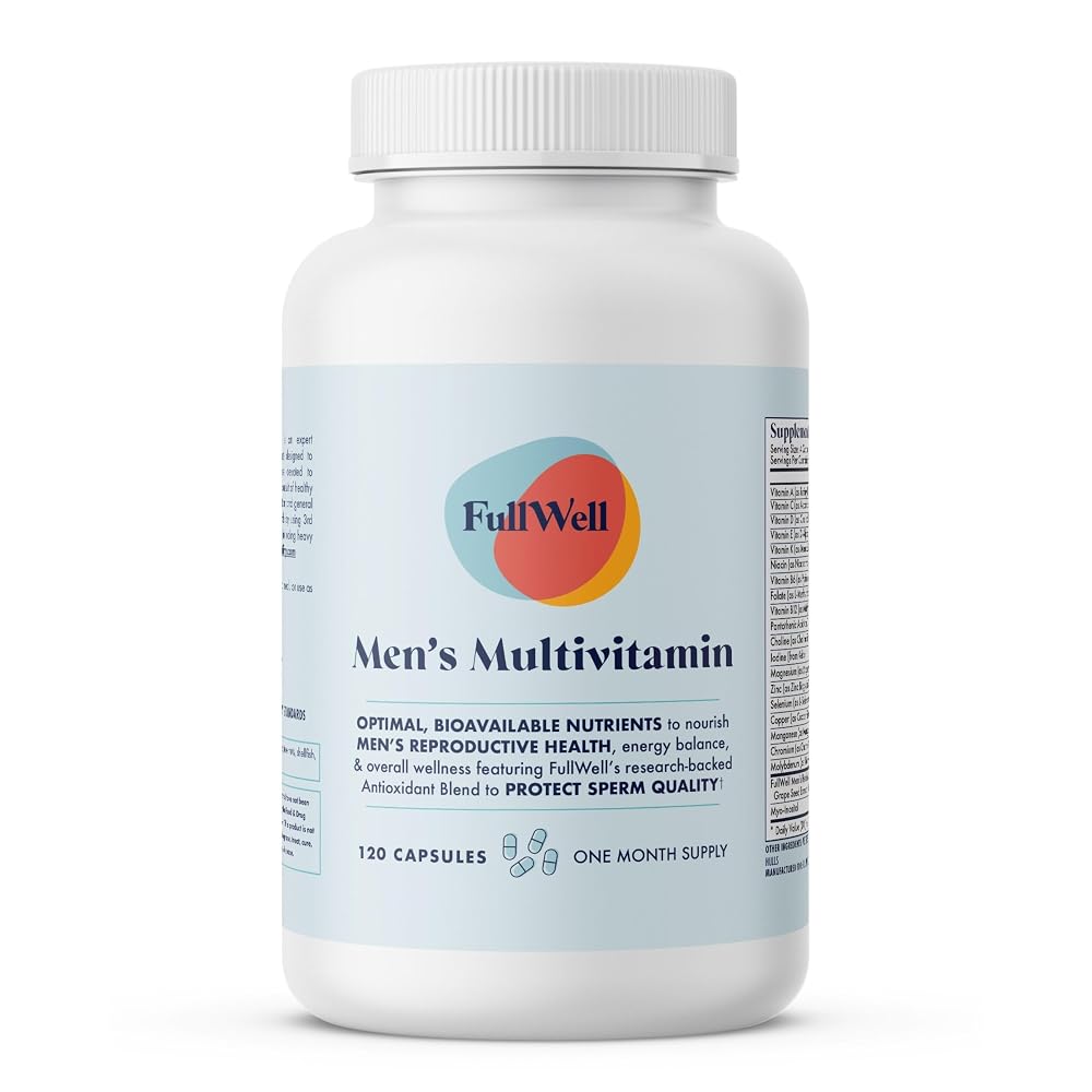 FullWell Men's Multivitamin Fertility Support - 120 Capsules