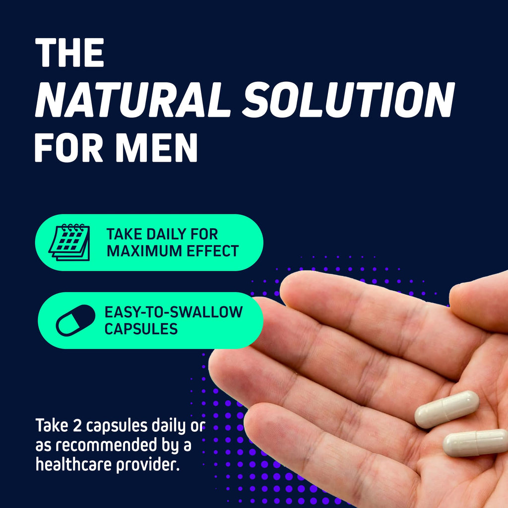 Herbtonics Prostate & Hair Support with Pumpkin Seed - 120 Capsules - image 7