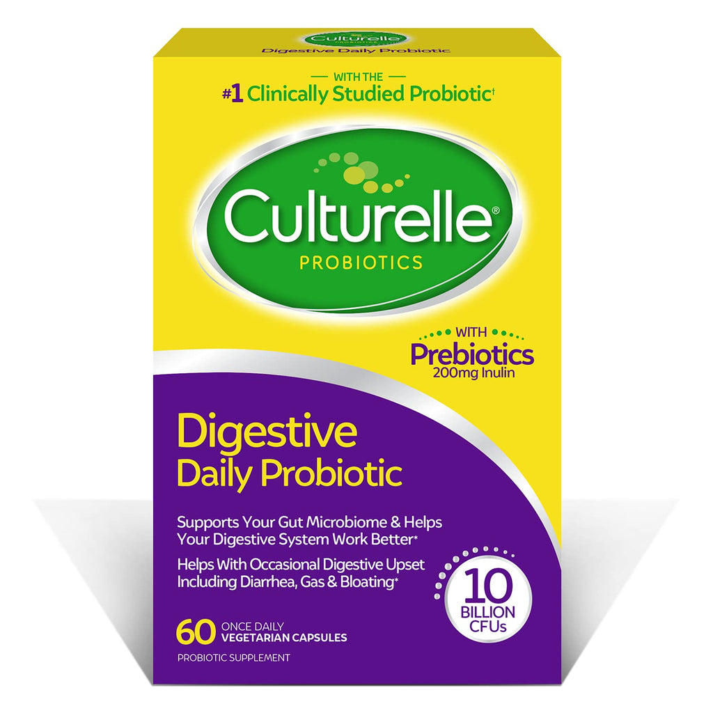 Culturelle Daily Probiotic Digestive Health - 60 Vegetarian Capsules