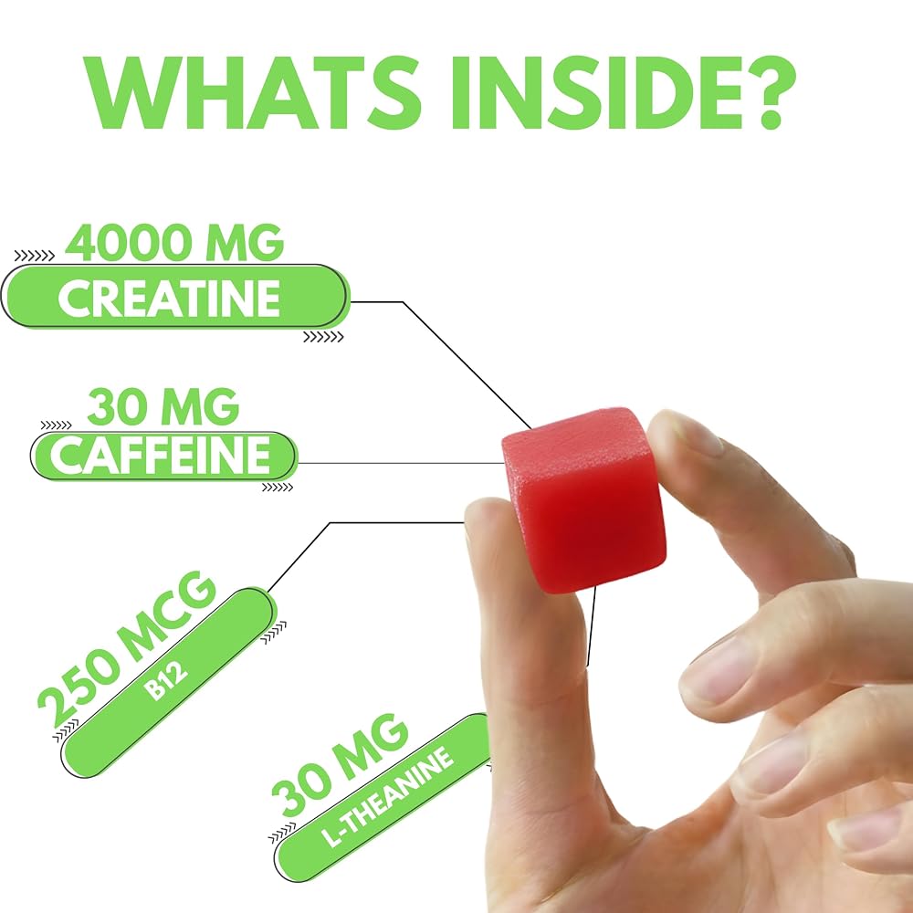 Nutrify Creatine Gummies for Women Creatine Monohydrate Preworkout