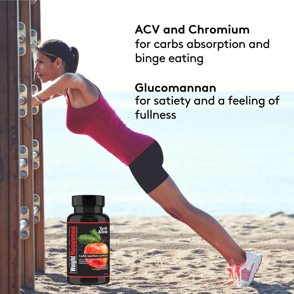 Youth & Tonic Apple Cider Vinegar Pills Weight Loss - 60 Capsules - image 5
