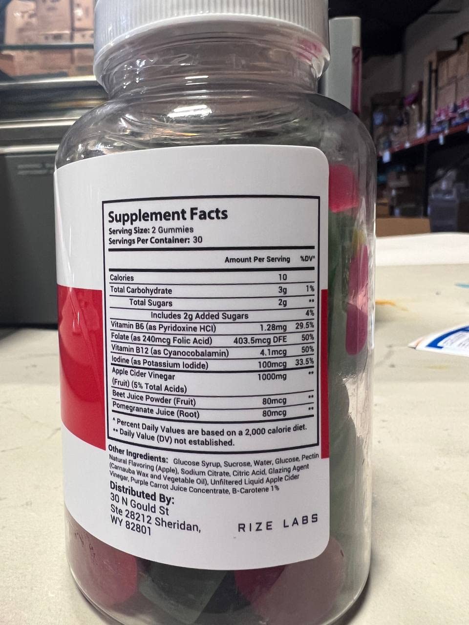 rize labs Lean Valley Keto ACV Gummies Apple Cider Vinegar - 120 Gummies - image 3