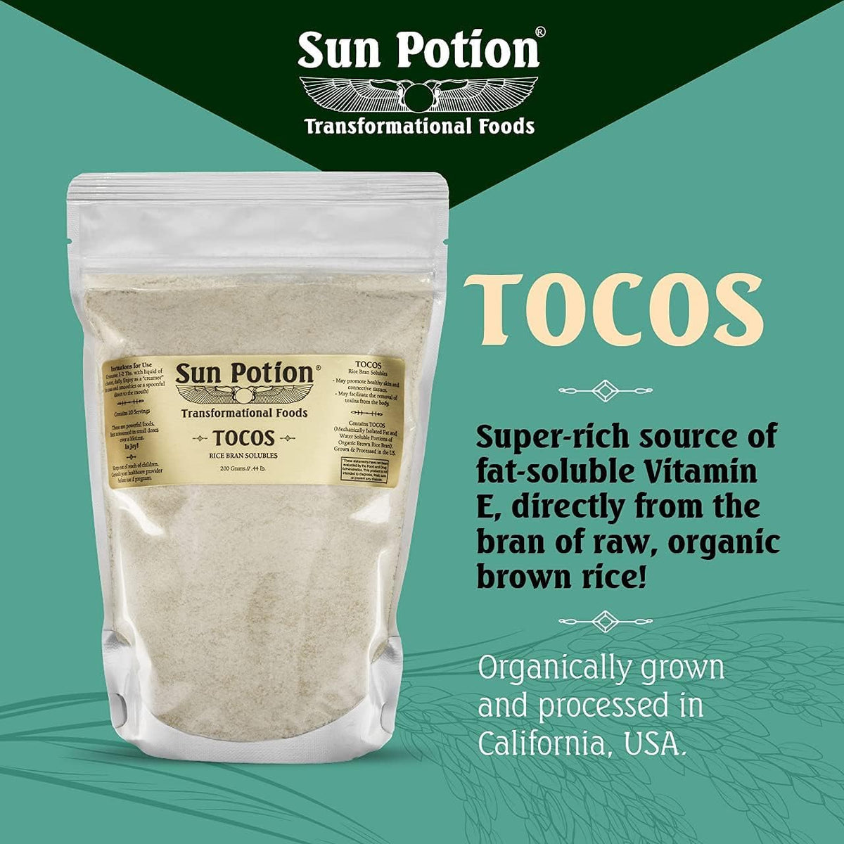 Sun Potion Organic Tocos Powder - 200g - image 5