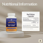 Zen Principle Grass Fed Beef Kidney Supplement - 420 Capsules - image 7
