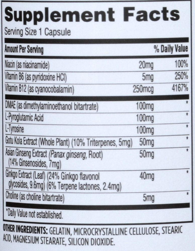 365 by Whole Foods Market Think Smart B Vitamins & Ginkgo - 120 Capsules - image 11