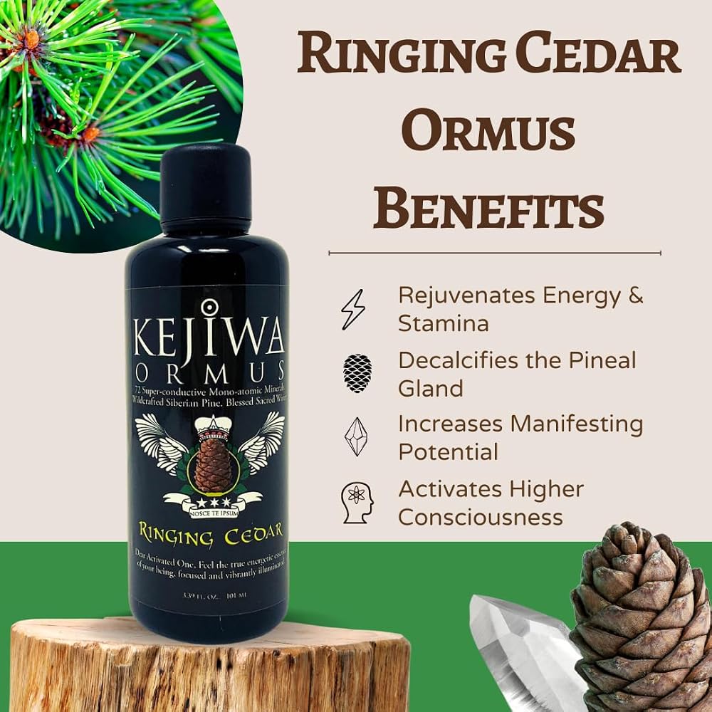 Kejiwa Ringing Cedar Ormus Siberian Pine Liquid - 3.4 fl oz - image 2