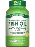 Nature's Truth Fish Oil 2000 mg Omega-3 - 250 Softgels