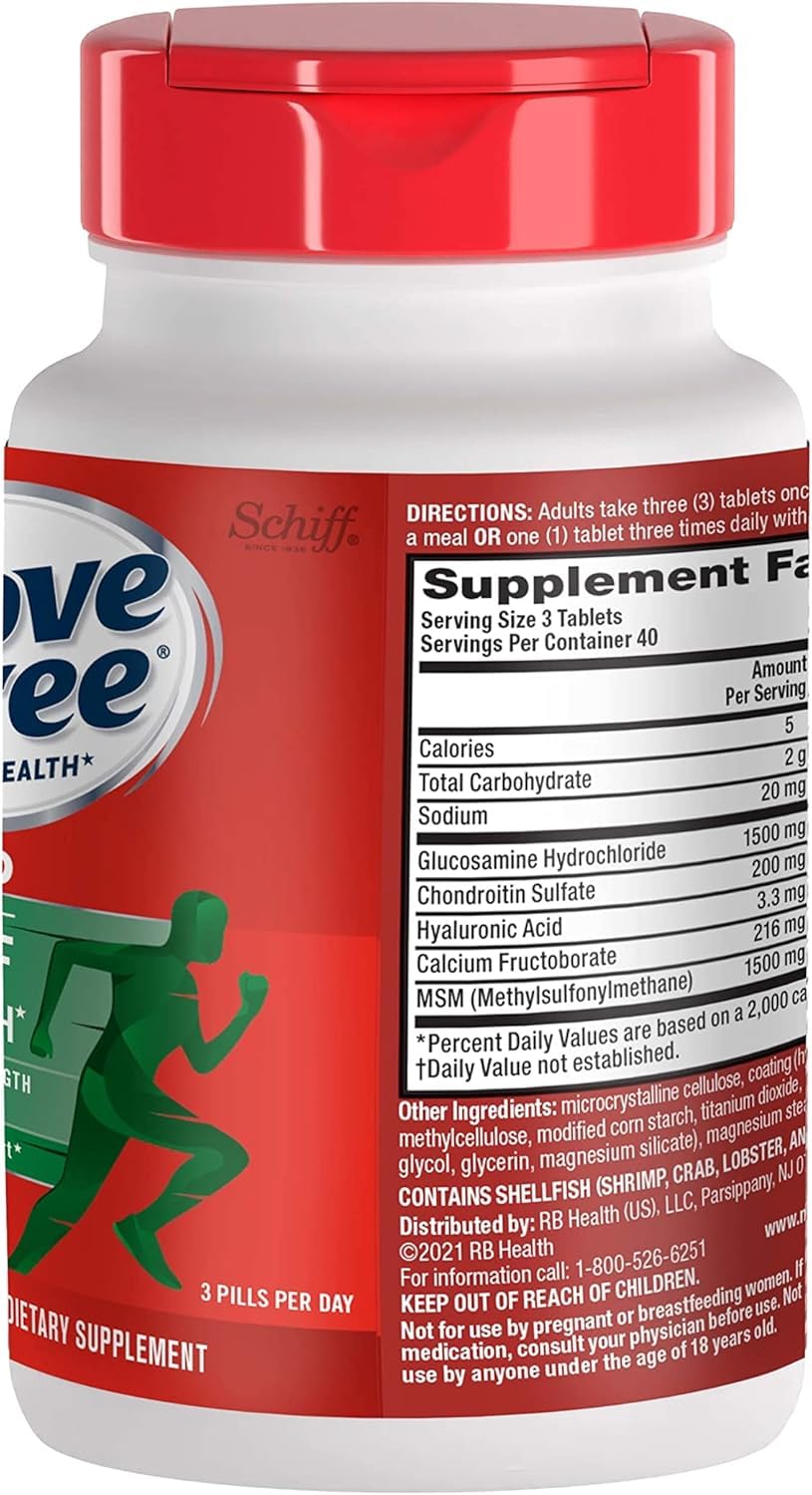 Schiff Move Free Advanced Joint Support Tablets Plus MSM - 360 Tablets - image 3
