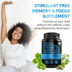 MedChoice 11-in-1 Nootropic Brain Supplement Non-Caffeinated - 240 Capsules - image 5