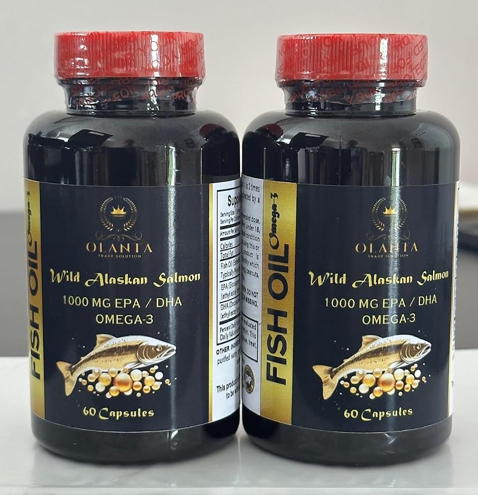 OLANTA TRADE SOLUTION Fish Oil Omega-3 Supplement - 120 Softgels