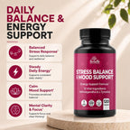 HerbaMe Stress & Mood Support Supplement with Ashwagandha - 120 Capsules - image 3