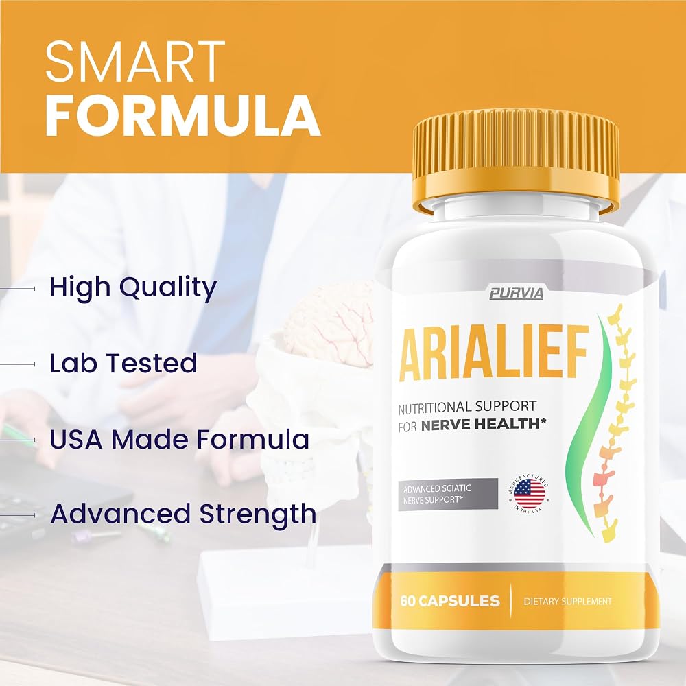 Purvia Arialief Advanced Strength Nutritional Support - 300 Capsules - image 5
