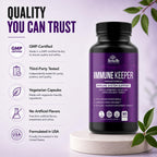 HerbaMe Immune Support Supplement with Elderberry & Zinc - 90 Capsules - image 8