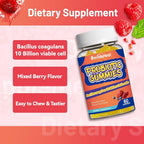 SmildeHeal Probiotic Gummies, 5 Billion CFU, 60 Count Gummies