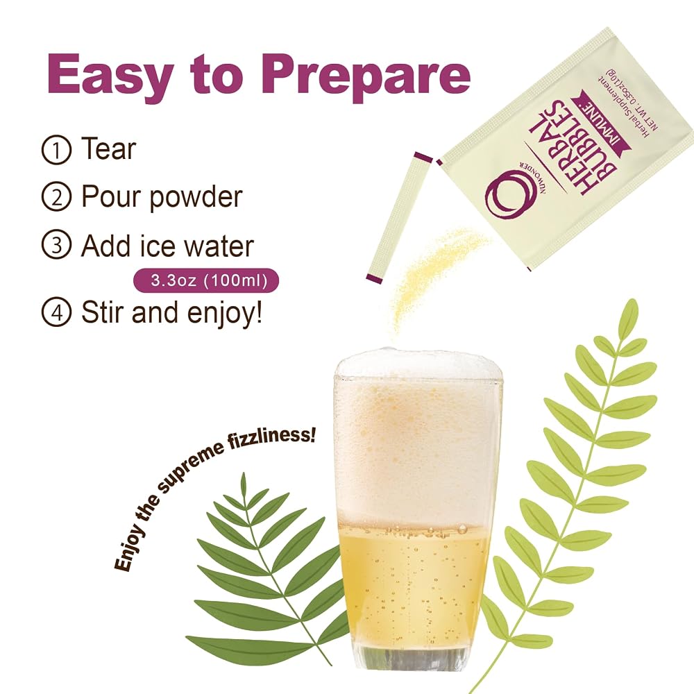 NUWONDER Immune Booster Fizzy Drink Mix Herbal Supplement - 10 Packs - image 4