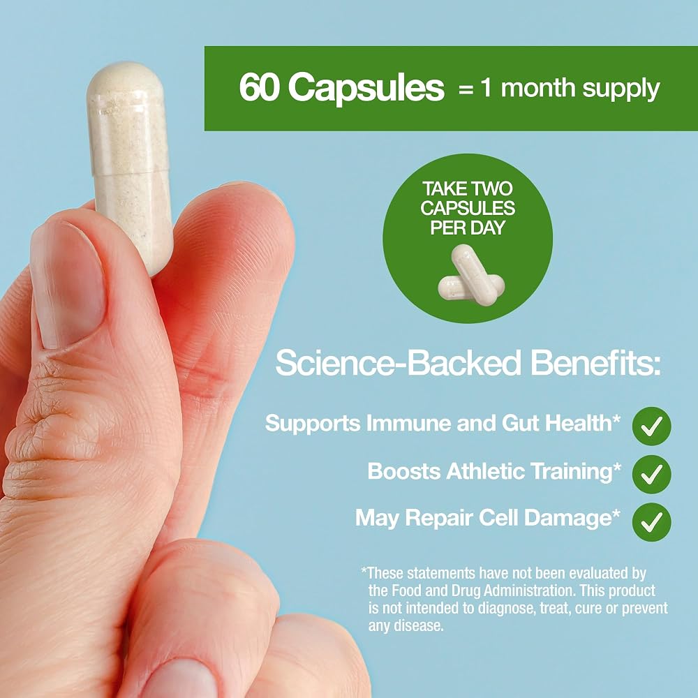 FEEL GOOD Bovine Colostrum Capsules Gut Health & Immune Support - 60 Capsules - image 7