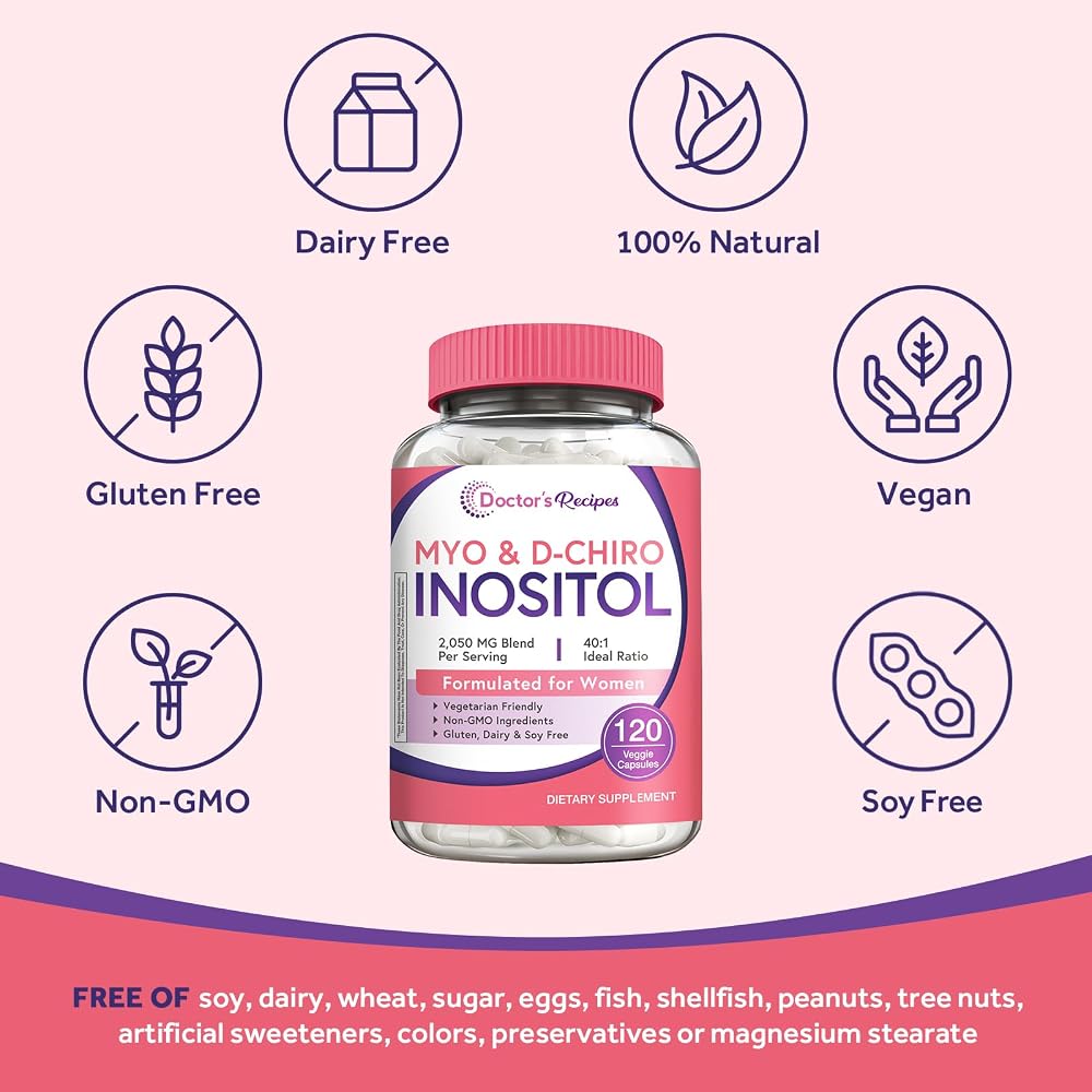 Doctor's Recipes Inositol Supplement for Women