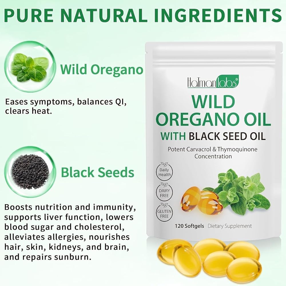 newseel Oil of Oregano with Black Seed Oil