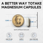 Alliwise Magnesium Glycinate 1265mg, 100% Chelated Magnesium Capsules
