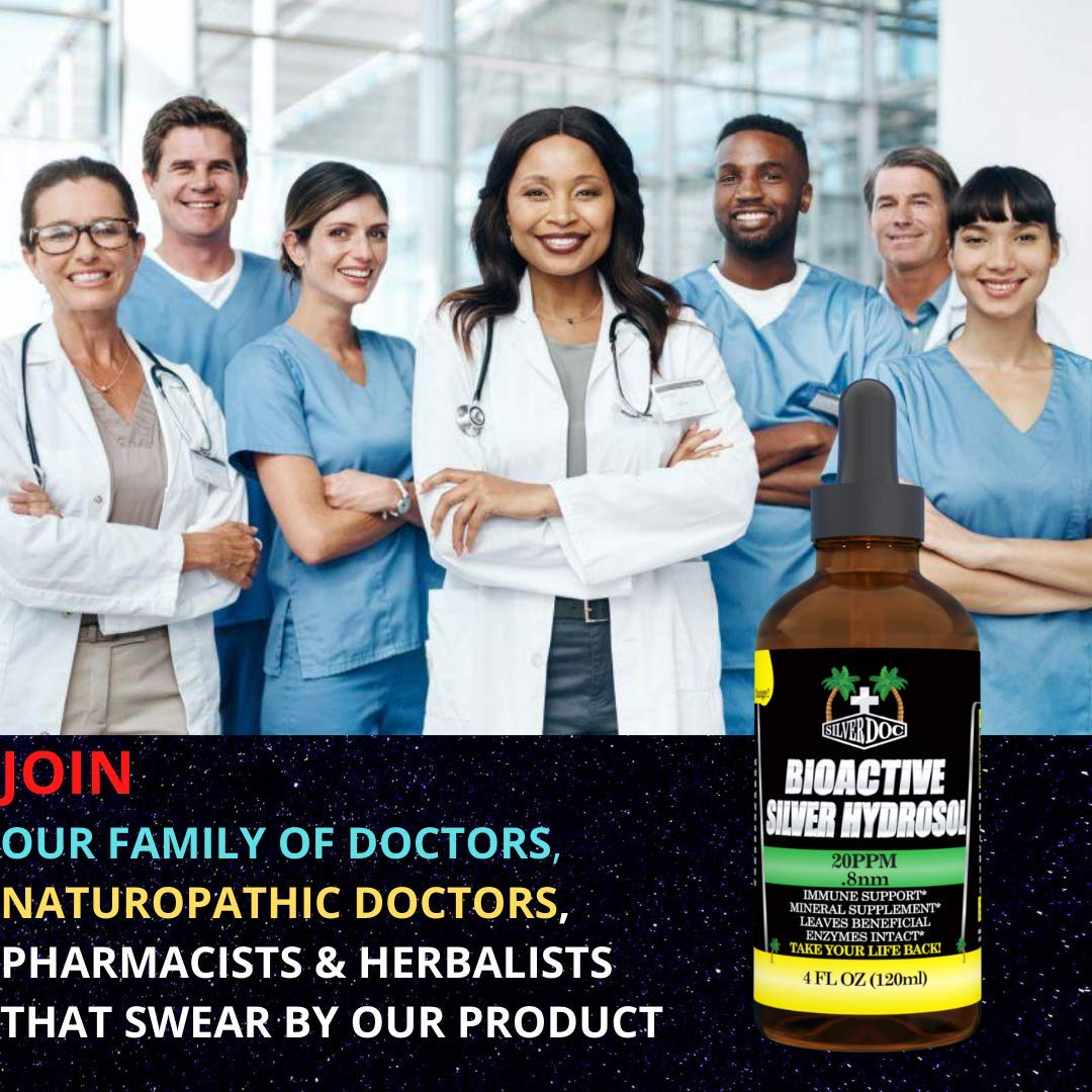 Silver Doc Colloidal Silver Hydrosol Drops - 8 Fl Oz - image 2